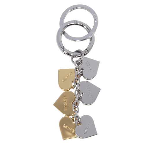 Multi hearts keyring Charms de Lancel - Shiny Nickel/Gold - S nckl/gd 1n