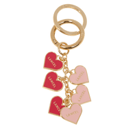 MULTI HEARTS KEYRING