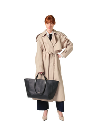 L ZIP TOTE BAG