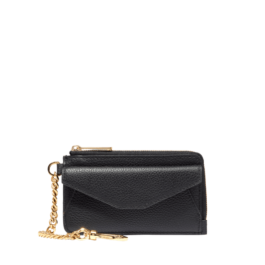 PORTE-CARTES ZIPPÉ - Noir