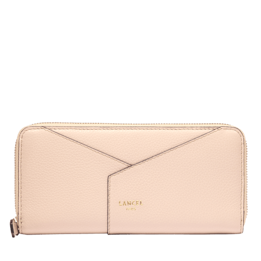 PORTEFEUILLE LONG ZIPPÉ - Cappuccino