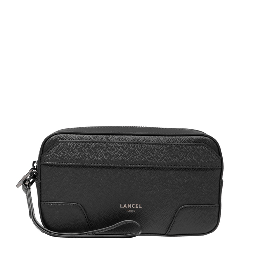 Mini sac dragonne zippé Charlie de Lancel - Noir