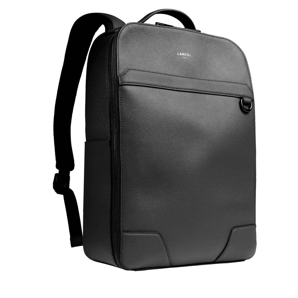 CHARLIE DE LANCEL — CONVERTIBLE 2 ZIP BACKPACK — BLACK – Lancel