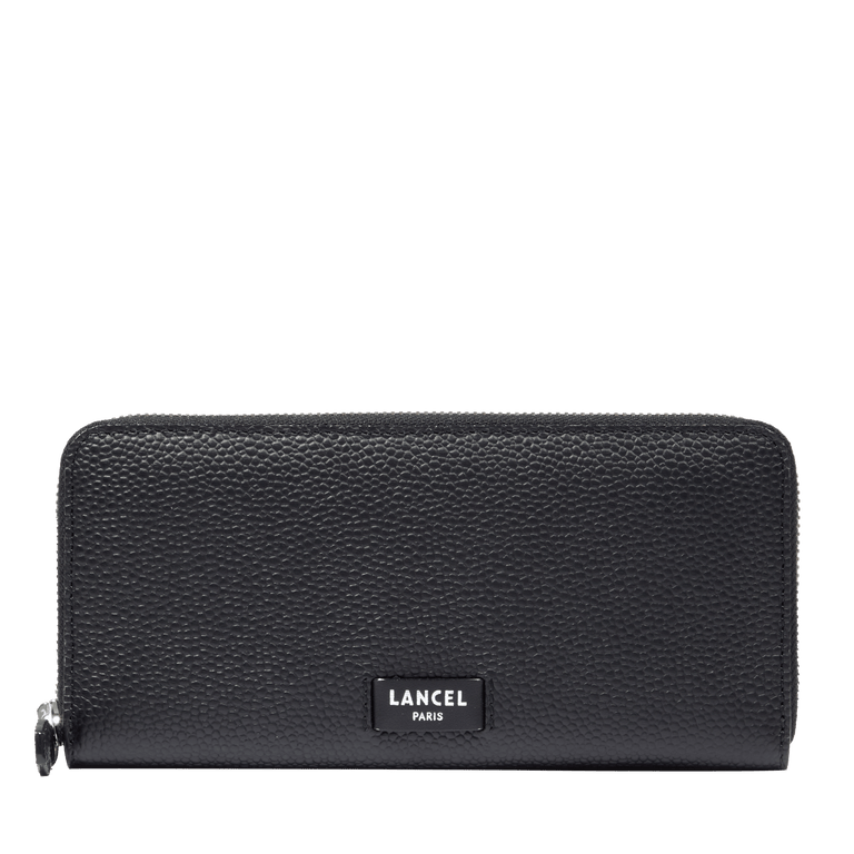 PORTEFEUILLE LONG ZIPPÉ - Noir