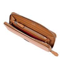 PORTEFEUILLE LONG ZIPPÉ - Camel
