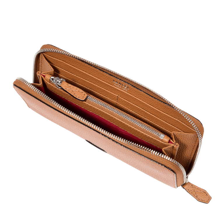 PORTEFEUILLE LONG ZIPPÉ - Camel