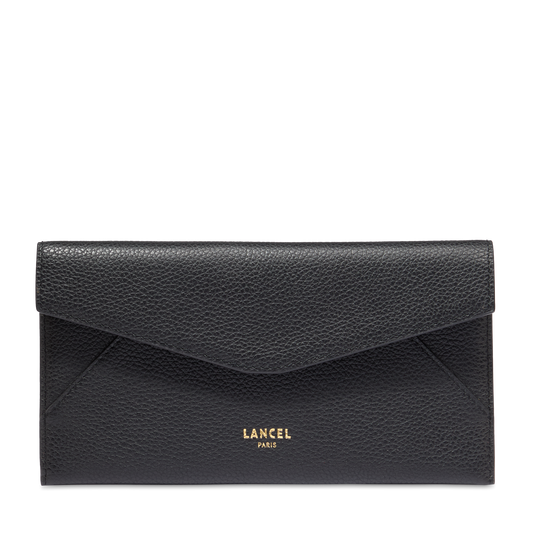 L FLAP ENVELOPE - Black