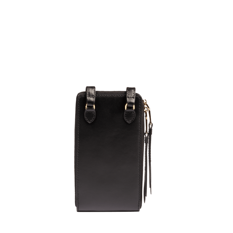 MINI ZIP VERTICAL BAG WITH POCKET