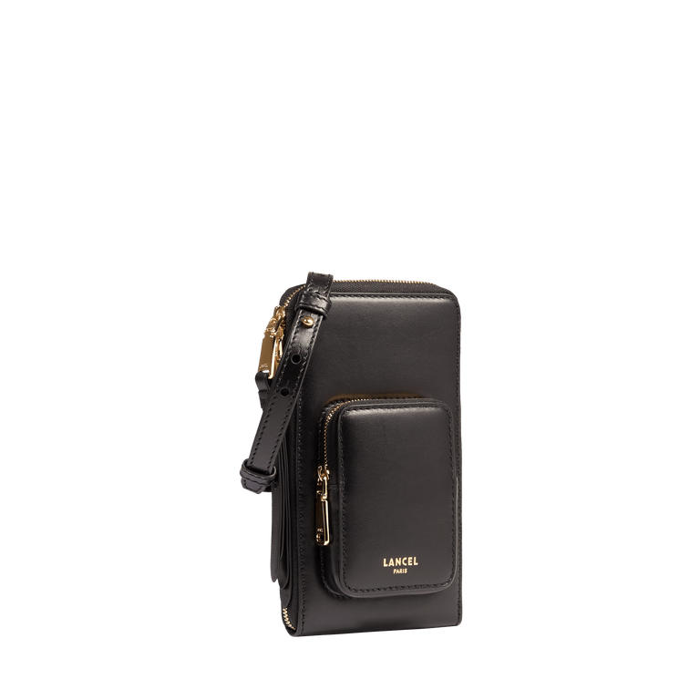 MINI ZIP VERTICAL BAG WITH POCKET