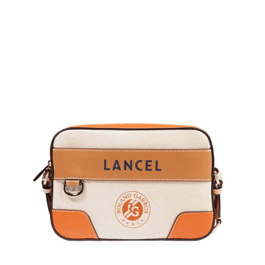 ZIP CAMERA BAG - Natural/orange clay