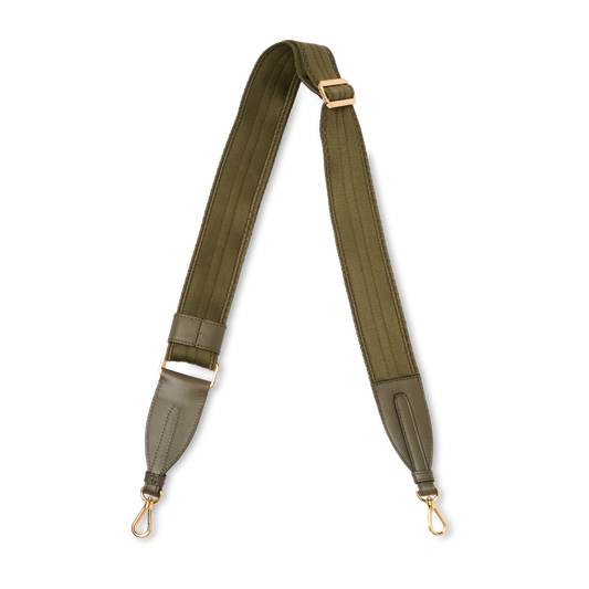 BANDOULIÈRE SANGLE AJUSTABLE - Kaki fonce