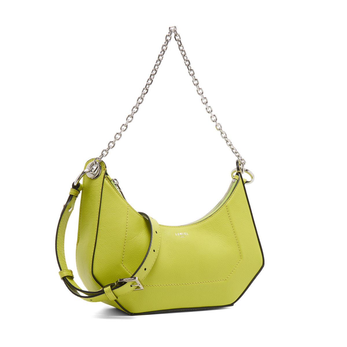 CROISETTE DE LANCEL — M ZIP BAG DOUBLE CARRY — TROPICAL – Lancel