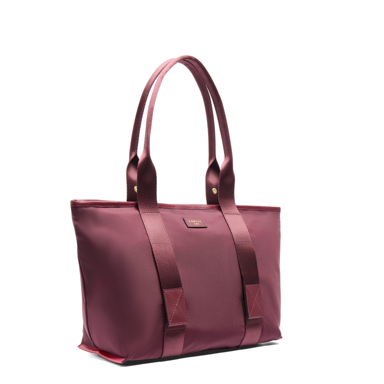 M ZIP TOTE BAG - Blackcurrant