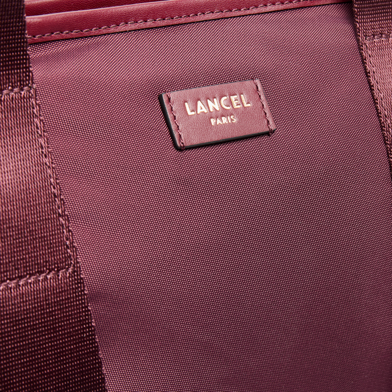 M ZIP TOTE BAG - Blackcurrant