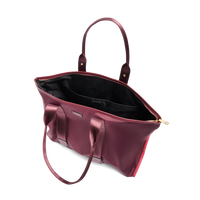 L ZIP TOTE BAG - Blackcurrant