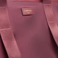 L ZIP TOTE BAG - Blackcurrant