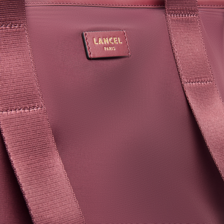 L ZIP TOTE BAG - Blackcurrant