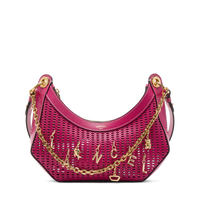 M ZIP BAG DOUBLE CARRY WITH CHARMS