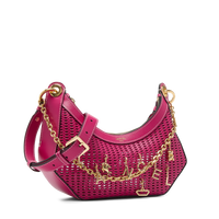 M ZIP BAG DOUBLE CARRY WITH CHARMS