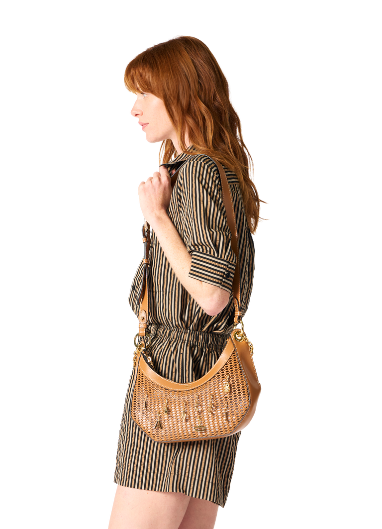 SAC ZIPPE M DOUBLE PORTE AVEC CHARMS