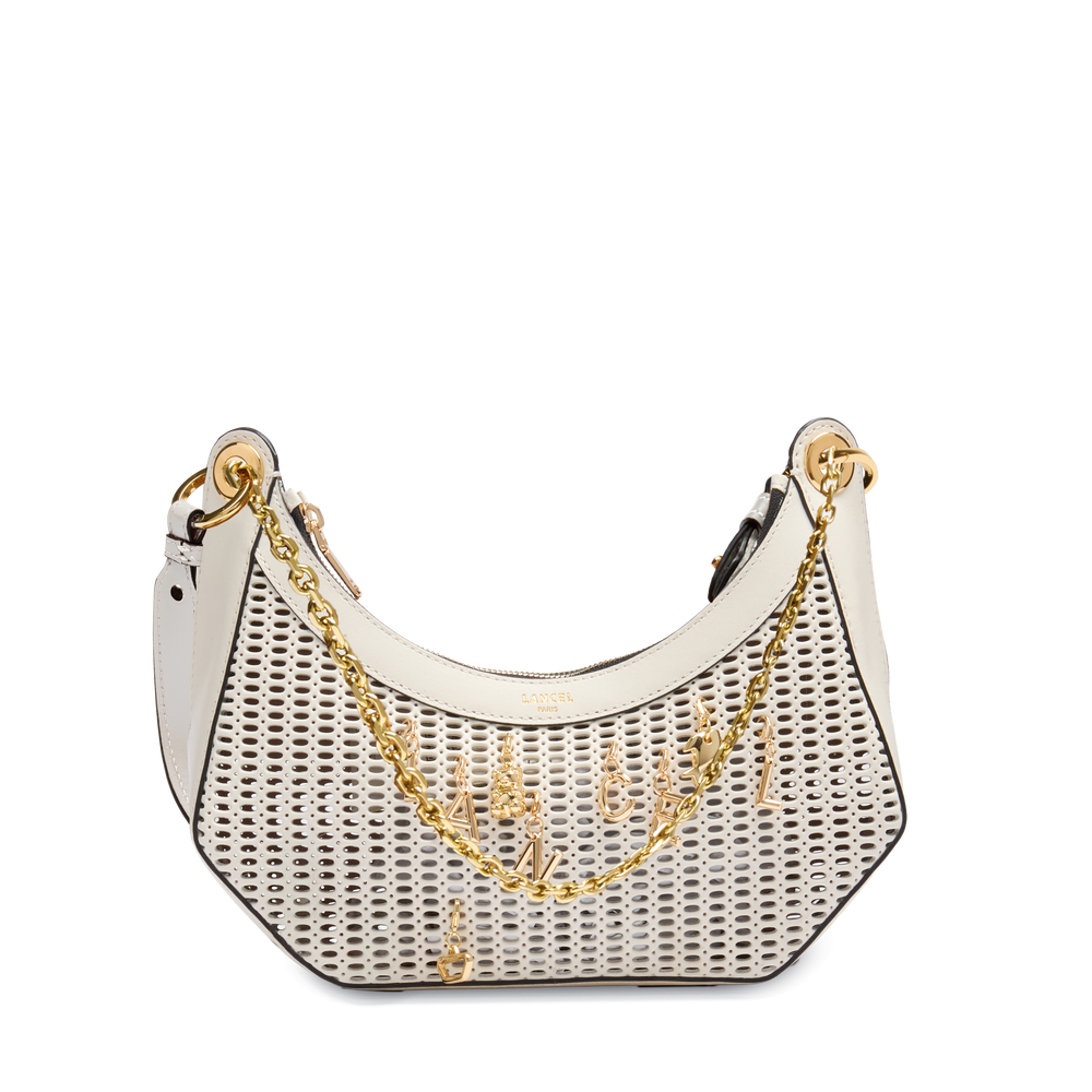 M ZIP BAG DOUBLE CARRY WITH CHARMS