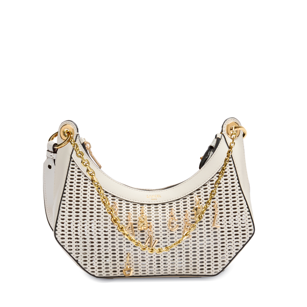 M ZIP BAG DOUBLE CARRY WITH CHARMS