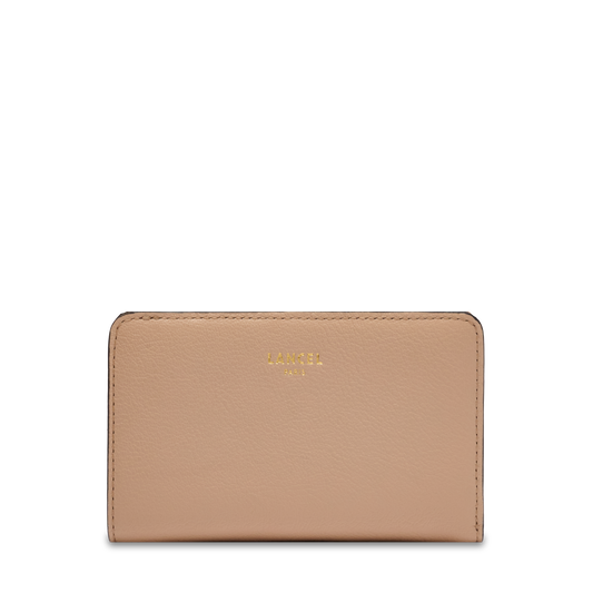 Portefeuille rectangulaire zippé Bcbg de Lancel - Cappuccino