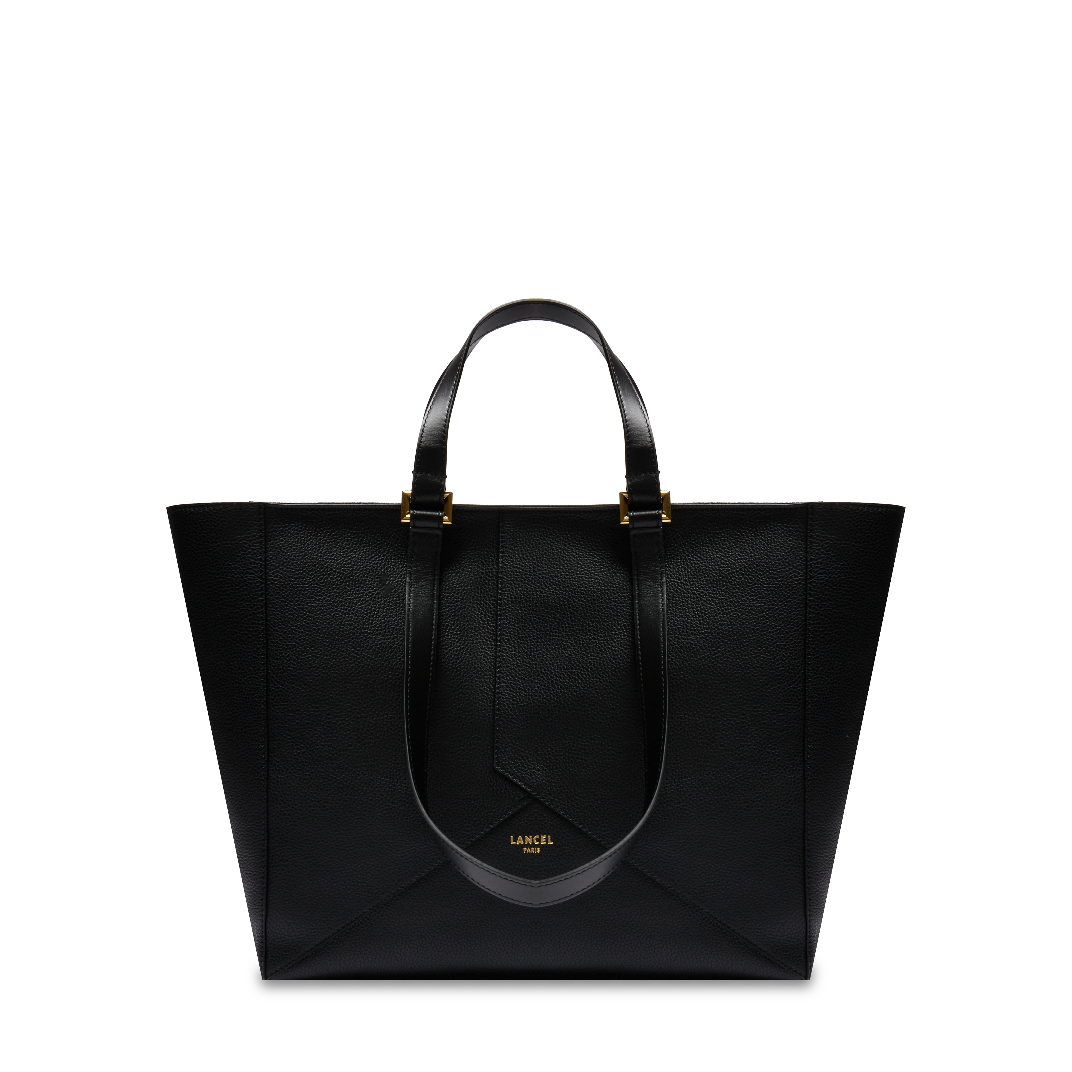 ENVELOPPE DE LANCEL — M ZIP TOTE BAG DOUBLE CARRY — BLACK – Lancel