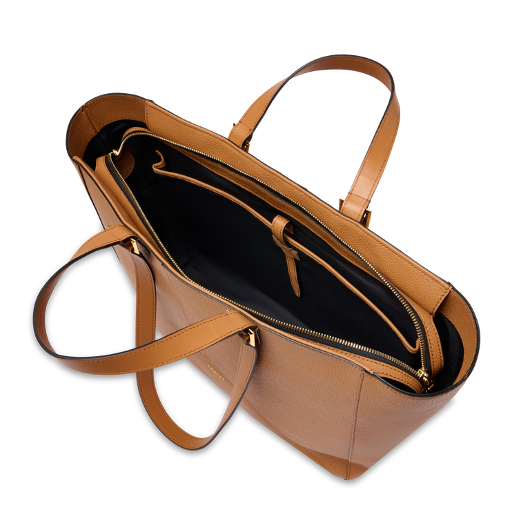 M ZIP TOTE BAG DOUBLE CARRY