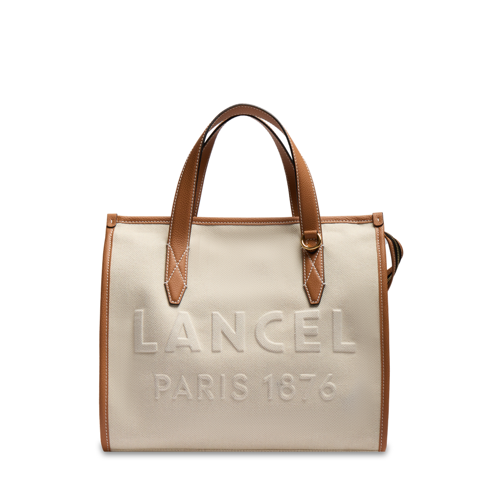 M ZIP TOTE BAG DOUBLE CARRY