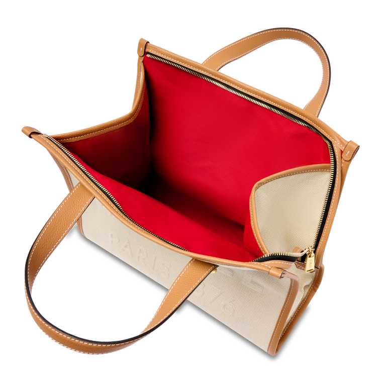 SAC CABAS ZIPPE M DOUBLE PORTE