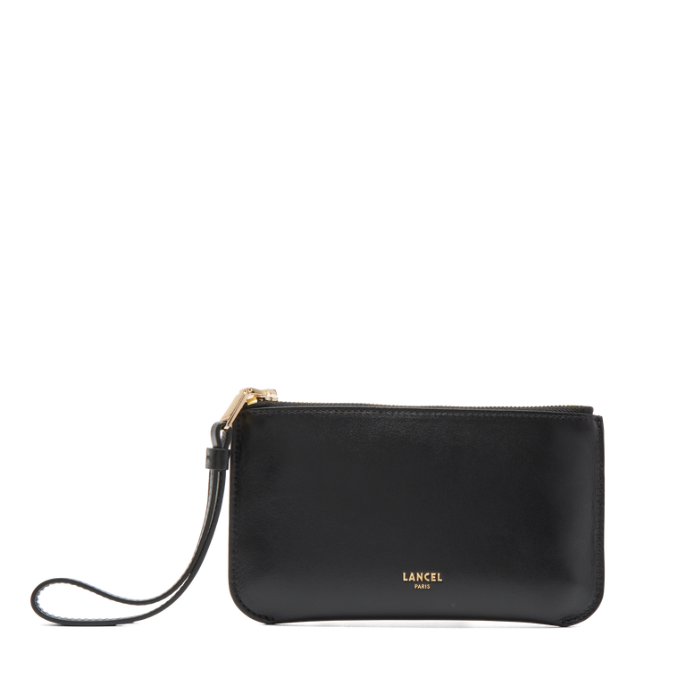 M ZIP POUCH WITH WRISTLET