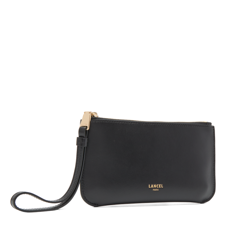 M ZIP POUCH WITH WRISTLET