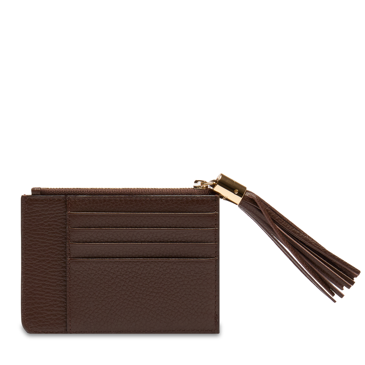 PREMIER FLIRT DE LANCEL — L ZIP CARDHOLDER WITH GUSSET — COCONUT