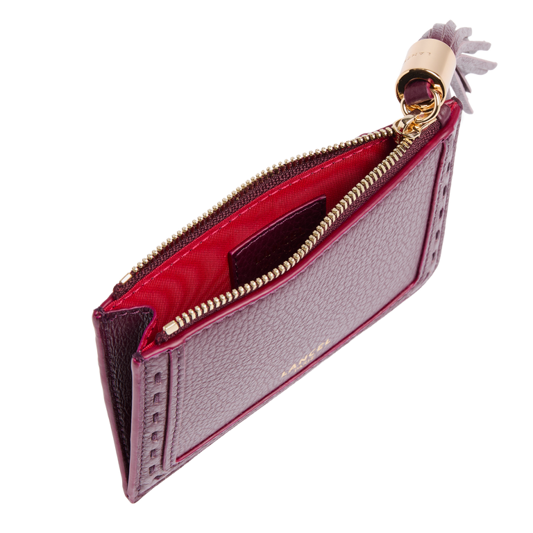 PORTE-CARTES ZIPPE L AVEC GOUSSET
