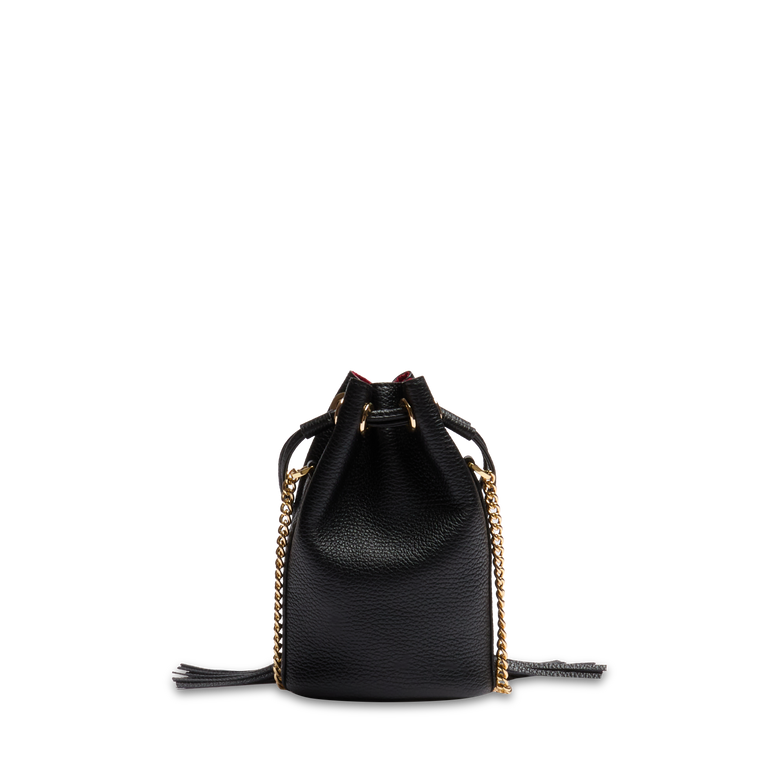 chain detail mini bucket backpack Mini Bucket Bag