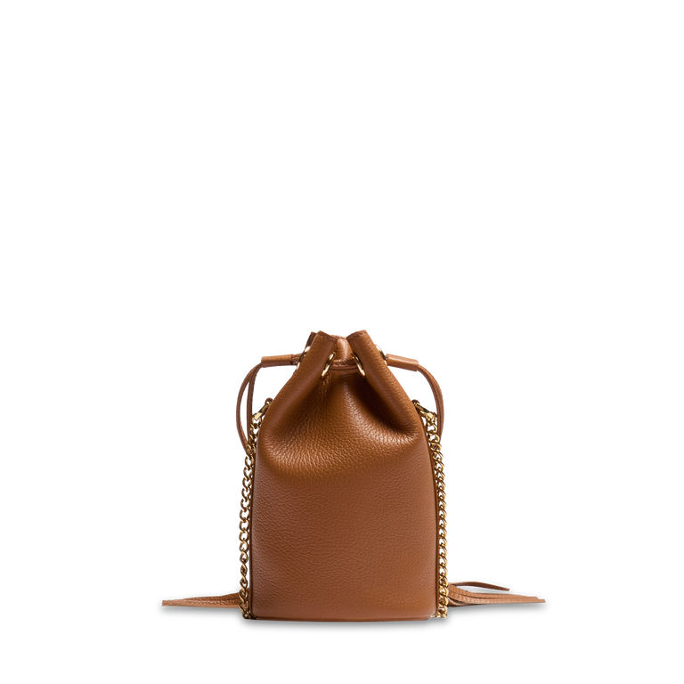 chain detail mini bucket backpack MINI BUCKET BAG – Lancel