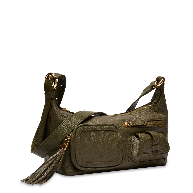 SAC PORTE CROISE ZIPPE MULTIPOCHES S