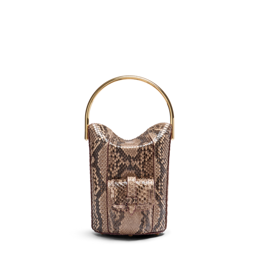 Mini rigid bucket bag Premier Flirt de Lancel - Cappuccino