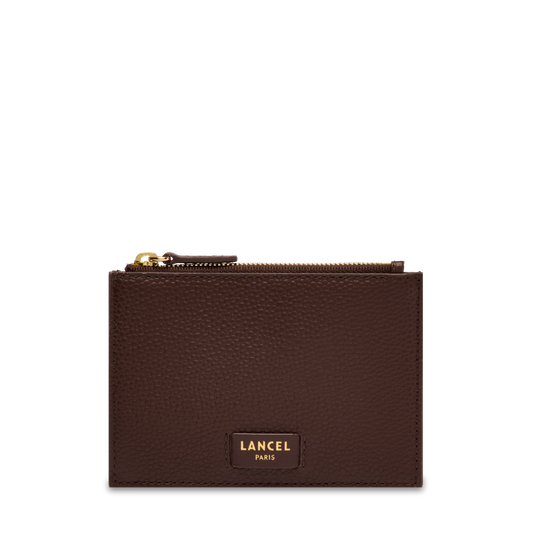 L zip cardholder with gusset Ninon de Lancel - Coconut