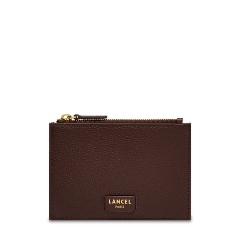 L ZIP CARDHOLDER WITH GUSSET – Lancel