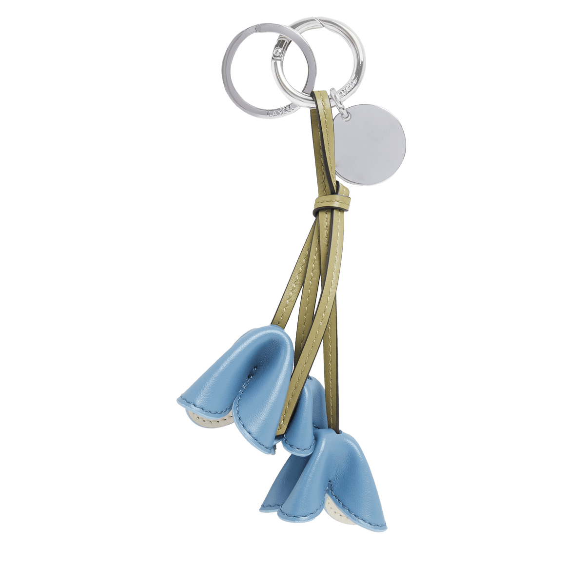 フレンチキーホルダー 【FOIRE INTERNATIONAL DE LYON】 TUTTI FLEURI — BOUQUET KEYRING — BLUE FOAM – Lancel