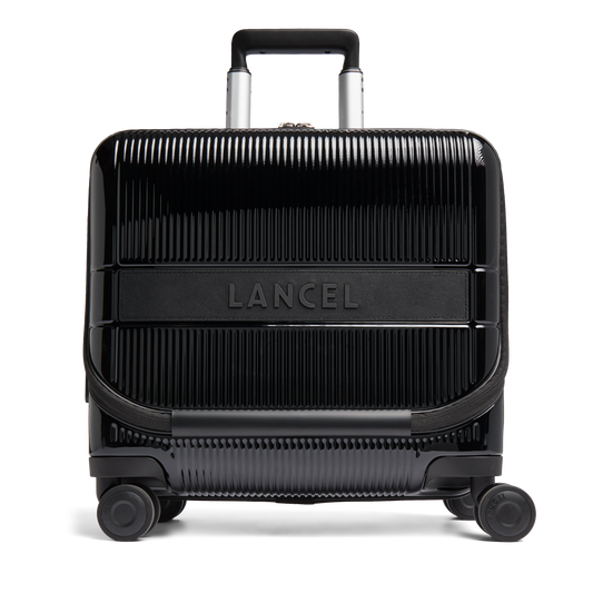 4-WHEEL PILOT ZIP SUITCASE FRONT PANEL - Black
