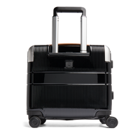 VALISE PILOTE 4 ROUES ZIPPEE POCHE FRONTALE