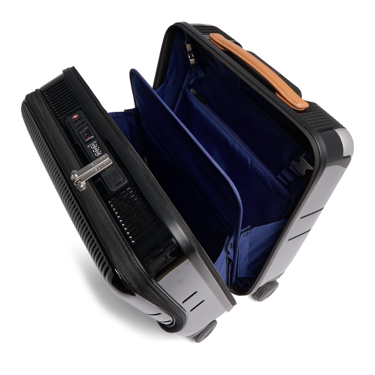 VALISE PILOTE 4 ROUES ZIPPEE POCHE FRONTALE