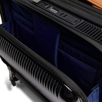 VALISE PILOTE 4 ROUES ZIPPEE POCHE FRONTALE