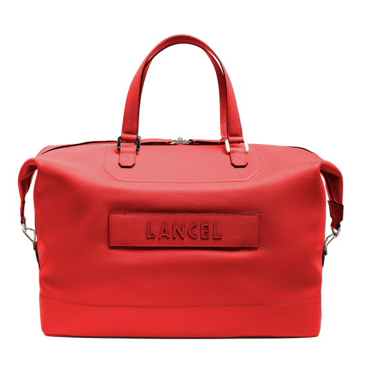 Sac weekend 45 Ninon de Lancel - Rouge Lancel