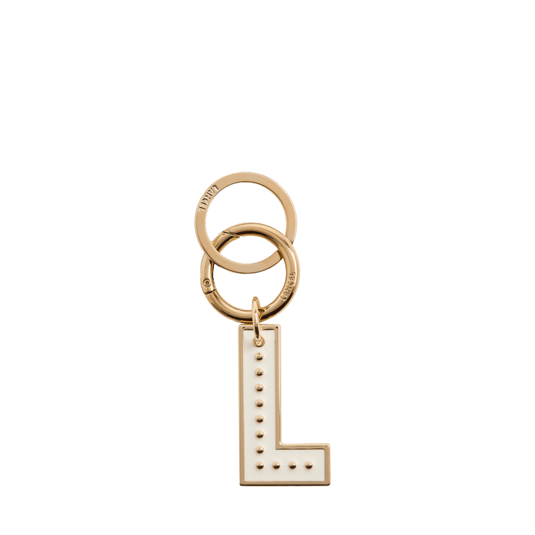 L KEYRING/BAG CHARM