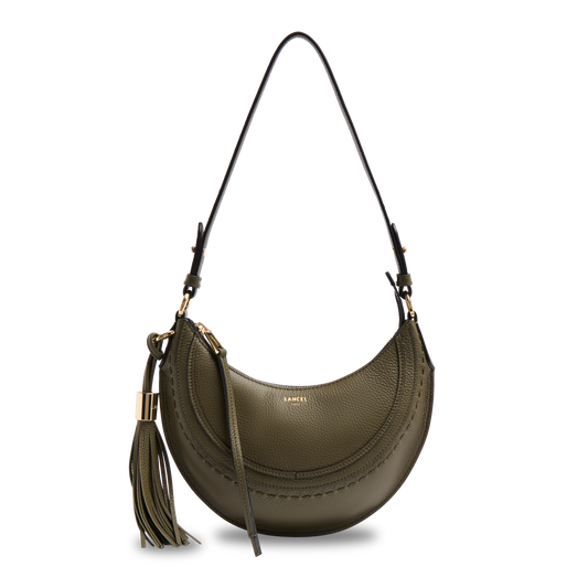 SAC HOBO ZIPPÉ S - Kaki fonce