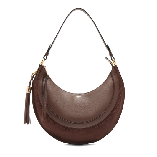 M zip hobo bag Hoboheme de Lancel - Coconut
